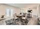 Cozy dining area connects to living space with french doors to the outdoors at 123 Ledgemont Way, Acworth, GA 30101
