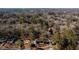 Aerial shot of house surrounded by mature trees at 2107 Penrose Dr, Atlanta, GA 30344