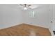 Bedroom features refinished hardwoods and neutral paint at 3819 Dora Se Dr, Smyrna, GA 30082