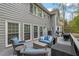 The back deck offers a great place for outdoor seating and grilling with a view of the backyard at 4495 Sagebrush Nw Dr, Kennesaw, GA 30152