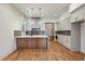 Modern kitchen with a large island, stainless steel appliances, and sleek cabinetry at 478 Majestic Oaks Pl, Smyrna, GA 30082