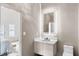 Modern bathroom featuring a sleek vanity, illuminated mirror, and contemporary fixtures at 1035 Walker Se Ave, Atlanta, GA 30316