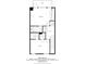 Second floor plan with main bedroom and bath, plus other bedroom and full bath at 1088 Riverbend Club Se Dr, Atlanta, GA 30339