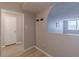 Hallway featuring wood floors and a partial view into the living room at 2965 Pharr Court South Nw # 518, Atlanta, GA 30305