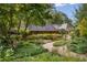 Inviting home exterior featuring well-maintained landscaping, stone accents, and mature trees at 1050 E Club Ne Ln, Atlanta, GA 30319