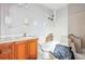 Bathroom with a sink, toilet, and bathtub under construction at 845 James Path Ct, Lawrenceville, GA 30044