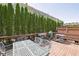 Wide wooden back deck featuring privacy with mature trees at 971 Thibideau Ct, Sandy Springs, GA 30328