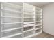 Spacious closet with custom shelving and drawers for optimal storage and organization in a walk-in design at 482 Majestic Oaks Pl, Smyrna, GA 30082