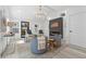 Cozy living room features a modern fireplace, sleek decor, and comfortable seating at 6337 Lake View Dr, Buford, GA 30518