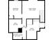 Upstairs floor plan depicts dimensions of bedroom, bath, Gathering room, hall, and electrical room at 6337 Lake View Dr, Buford, GA 30518