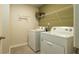 Well-equipped laundry room featuring modern appliances and efficient use of space at 3058 Yellowhammer Dr, Marietta, GA 30064
