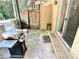 Outdoor patio features a grill and seating, ideal for entertaining guests outdoors at 5400 Roswell Rd # K2, Atlanta, GA 30342