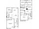 Detailed floor plan showcasing the layout of this spacious home, including the kitchen and bedrooms at 104 Hill Side Ln, Dallas, GA 30157