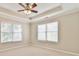 Bedroom with neutral walls, a ceiling fan, and carpet flooring at 3816 Berrybridge Se Way, Marietta, GA 30067
