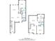 Complete floor plan showing the layout of the house including measurements, rooms, bathrooms, living room, and foyer at 2128 Cosette Ln, Kennesaw, GA 30152