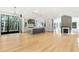 Open-concept kitchen featuring a large island, modern appliances, and bright, airy atmosphere at 1718 Barnesdale Ne Way, Atlanta, GA 30309