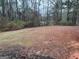 A partially wooded backyard offering a private and natural outdoor space at 213 Sharon Drive, Canton, GA 30115