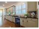 Kitchen with a built-in desk, stainless steel appliances, and beautiful cabinetry at 4022 Newhaven Ne Cir, Brookhaven, GA 30319