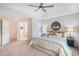 Spacious main bedroom with a vaulted ceiling and easy access to the main bathroom at 1926 Regency Cove Ct, Atlanta, GA 30341