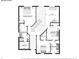 Floorplan of the second story, including a primary bedroom, additional bedrooms, bathrooms, and a loft at 1926 Regency Cove Ct, Atlanta, GA 30341