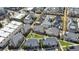 Real estate with aerial view of luxury homes, townhomes and landscaping at 204 N Esplanade, Alpharetta, GA 30009