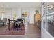 Stylish open-concept living room with hardwood floors and modern decor at 204 N Esplanade, Alpharetta, GA 30009