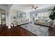 Cozy living room with stylish decor, comfortable seating, and an open layout at 4225 Hopewell Manor Dr, Cumming, GA 30028