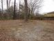 A view of the backyard with mature trees providing shade and privacy at 4269 Mercer Rd, Decatur, GA 30035