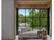 Relaxing view from the bedroom window, showcasing lush greenery and a peaceful neighborhood at 96 The Prado Ne, Atlanta, GA 30309