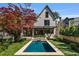 Backyard with a swimming pool and patio, perfect for outdoor entertaining at 96 The Prado Ne, Atlanta, GA 30309