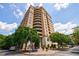 Luxury high-rise building boasts an architectural design, private balconies, and landscaped grounds at 3286 Northside Nw Pkwy # 1007, Atlanta, GA 30327