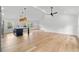 Bright open space featuring a modern kitchen island and an expansive area for flexible living at 1194 Clearview Ne Dr, Brookhaven, GA 30319