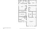 Layout of the second level with primary bedroom and bath suite at 155 Concord Ct, Fayetteville, GA 30214
