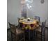 Cozy dining area with stylish table and chairs beneath a modern pendant light fixture at 2565 Cloud Ln, Decatur, GA 30034