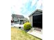 Backyard view with pool, patio, shed, and manicured landscaping, ideal for entertaining and relaxation at 526 Rosemont Ave, Canton, GA 30115