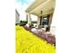 Cozy front porch with comfortable seating surrounded by vibrant landscaping at 526 Rosemont Ave, Canton, GA 30115