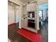 Modern kitchen with stainless steel appliances and gray cabinets at 526 Rosemont Ave, Canton, GA 30115
