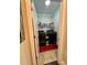 Laundry room with black front load washer and dryer, and wire shelving at 526 Rosemont Ave, Canton, GA 30115
