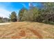Extensive backyard area with a gentle slope, ready for landscaping and outdoor enjoyment at 81 Bridgemill Dr, Douglasville, GA 30134