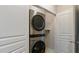 Laundry area featuring LG stackable washer and dryer at 10 Perimeter Summit Ne Blvd # 1204, Brookhaven, GA 30319