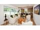 Inviting living room featuring a white sofa, wood coffee table, and an open-concept design at 1048 Pinehurst Se Dr, Smyrna, GA 30080
