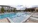 Gorgeous community pool with multiple lounge areas and a grilling station at 1132 Larkin Dr # 34, Buford, GA 30518