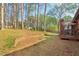 The backyard features a terraced lawn, perfect for outdoor enjoyment at 3100 Meadow Dr, Marietta, GA 30062