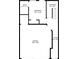 Detailed floorplan showing bath, bedroom, storage, foyer and garage layout at 3567 Hidden Valley Cir, Lawrenceville, GA 30044