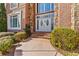 Elegant double front doors with decorative glass inserts at 4437 Blue Ridge Dr, Douglasville, GA 30135