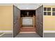 Grand double-door entryway leading to a custom home movie theater at 4437 Blue Ridge Dr, Douglasville, GA 30135