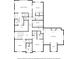 Second-floor plan including a primary bedroom, bedrooms, bathrooms, and an office at 515 Danube Ne Rd, Atlanta, GA 30342