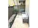 Private patio area with seating, decorative table, and peaceful garden view at 919 Dunbar Dr, Dunwoody, GA 30338