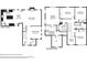 Detailed floor plan showcasing the layout of the first and second floors of the house at 4443 Quilter St, Powder Springs, GA 30127