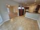 Bright breakfast area features modern lighting and an open floorplan with views to the living area at 100 Iverson Pl, Temple, GA 30179